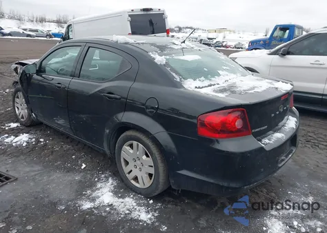 2014 Dodge Avenger Se из США, поврежденный, VIN 1C3CDZABXEN112891